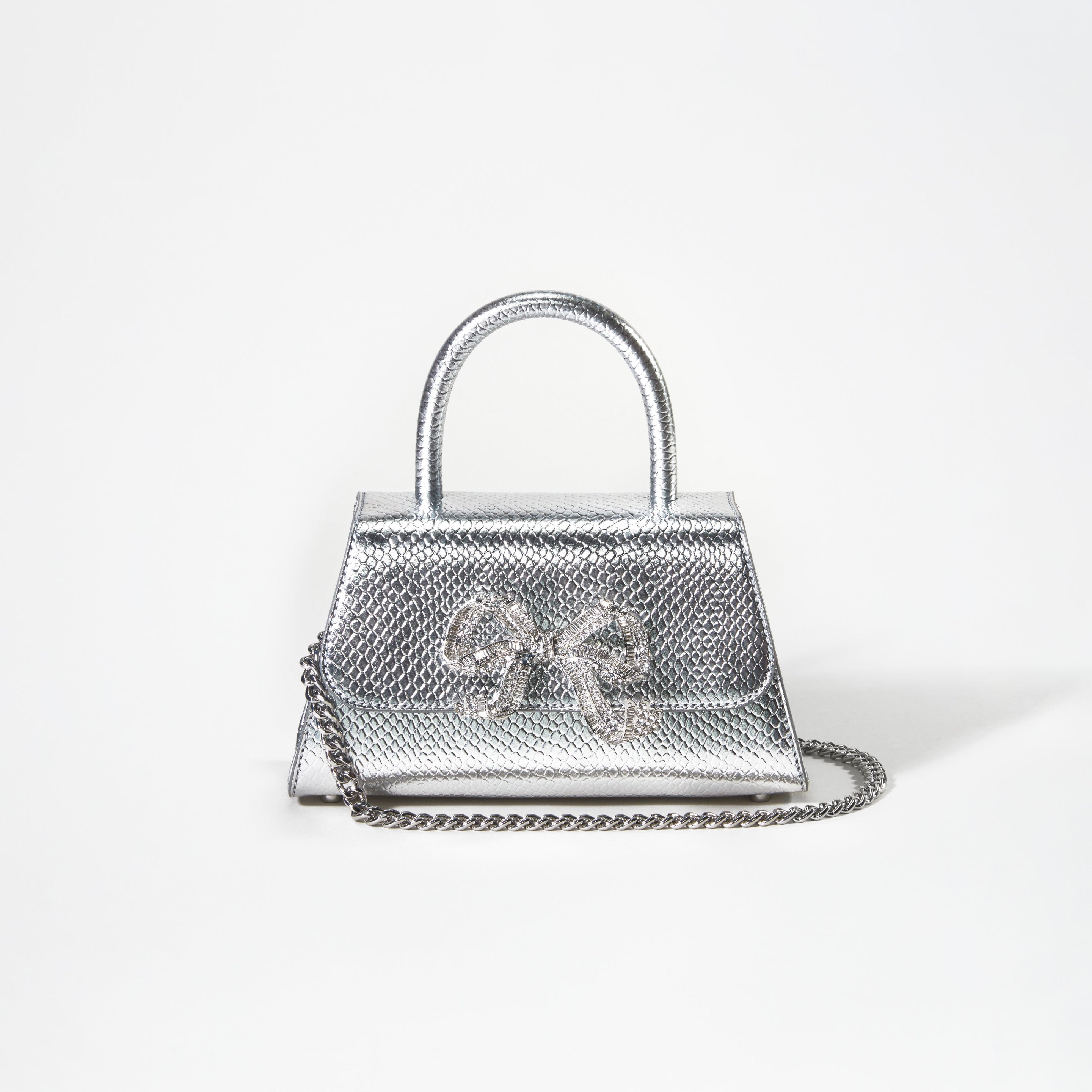 Diamond Matte Python Belly Sling Bag