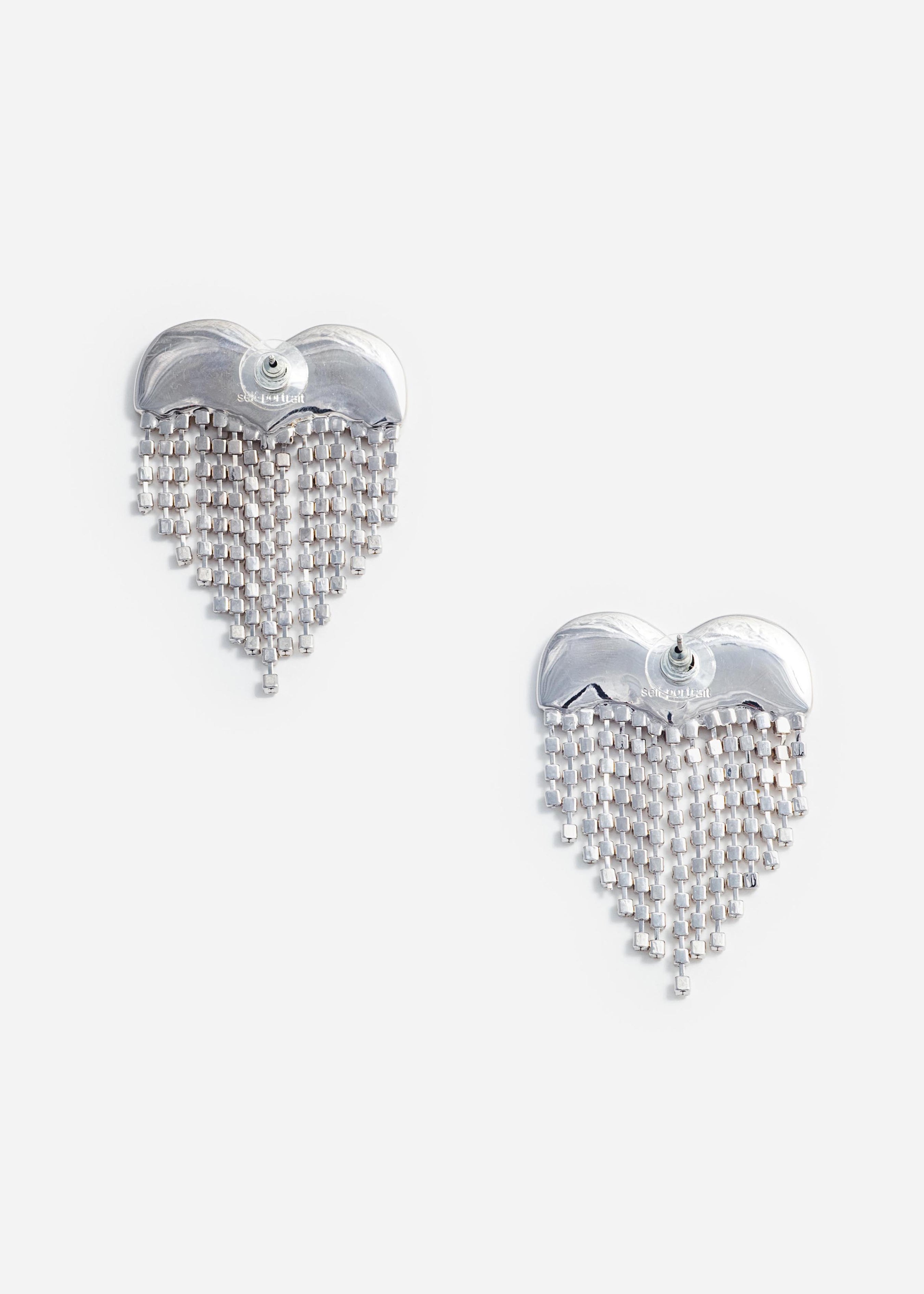 Crystal Heart Earrings