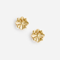 Large Gold Encrusted Earrings