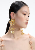 Gold Floral Earrings