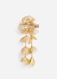 Gold Floral Hairclip