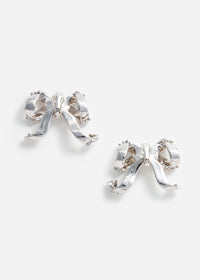 Crystal Bow Earrings