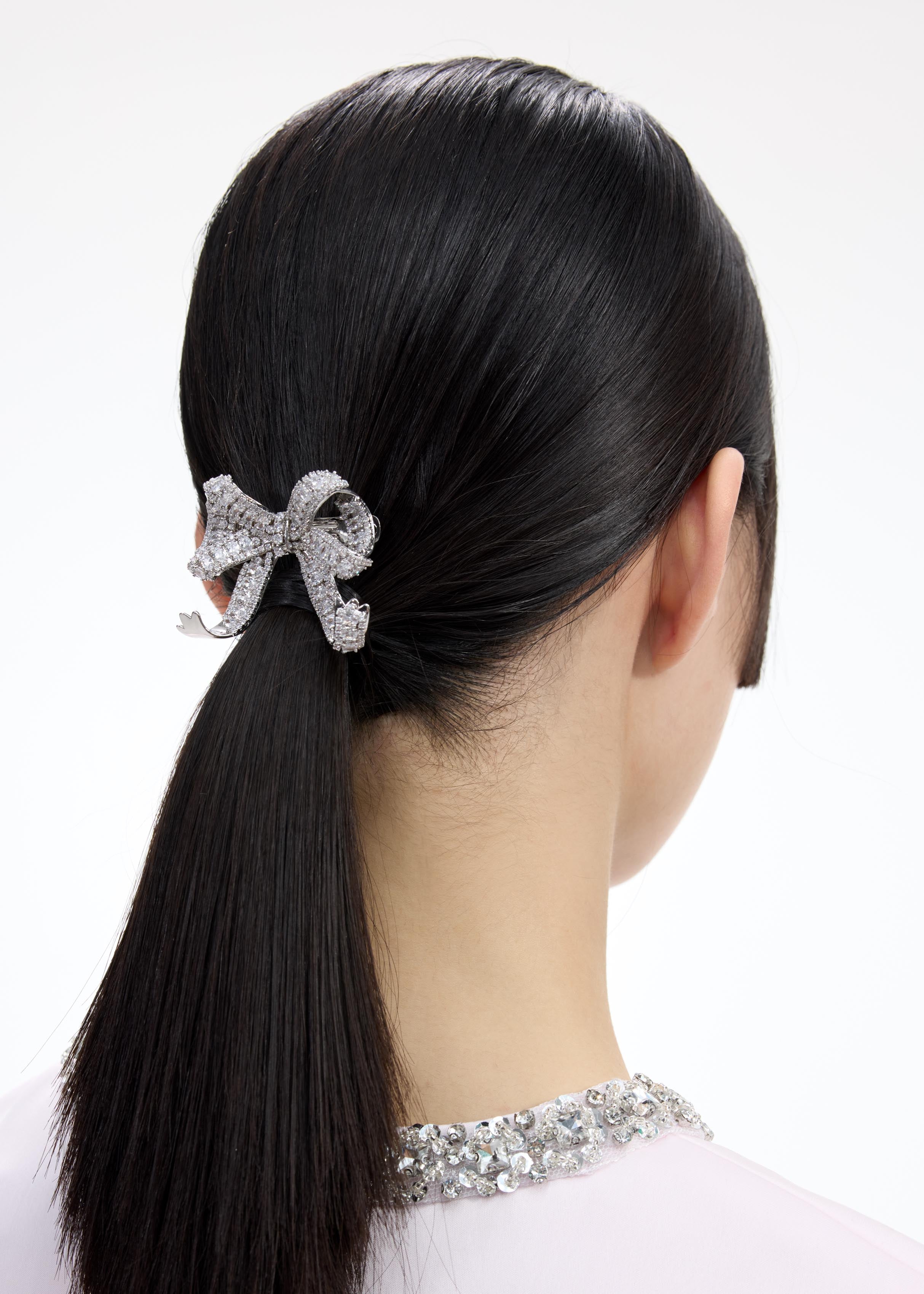 Crystal Bow Hair Clip