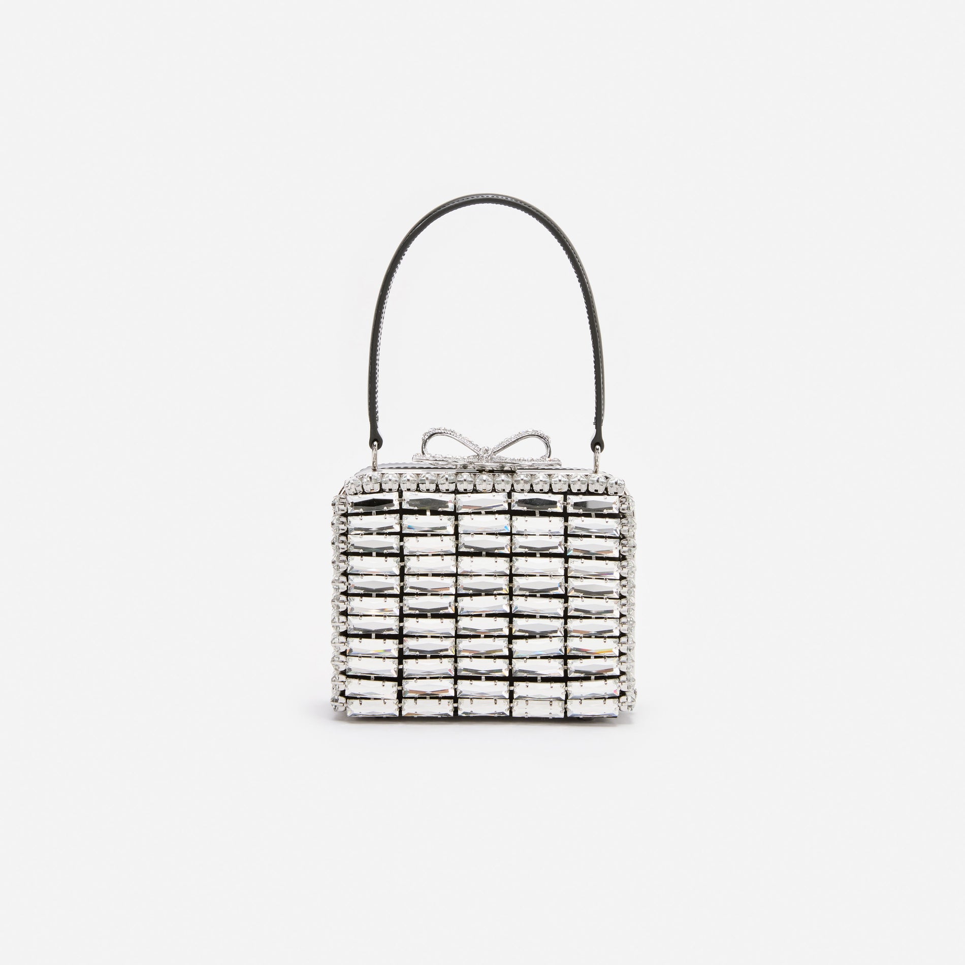 Silver Crystal Micro Bag