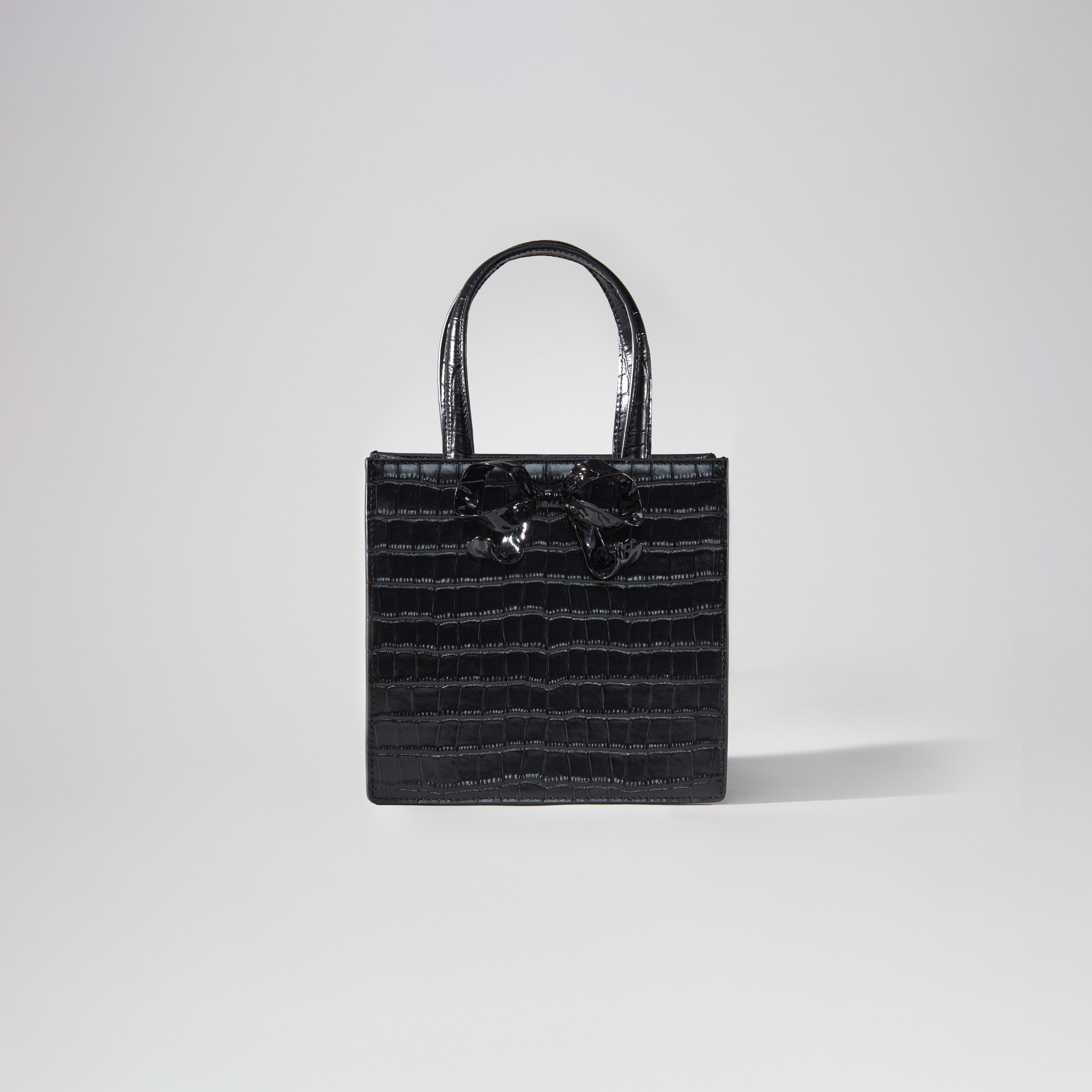 Black crocodile 2024 tote bag