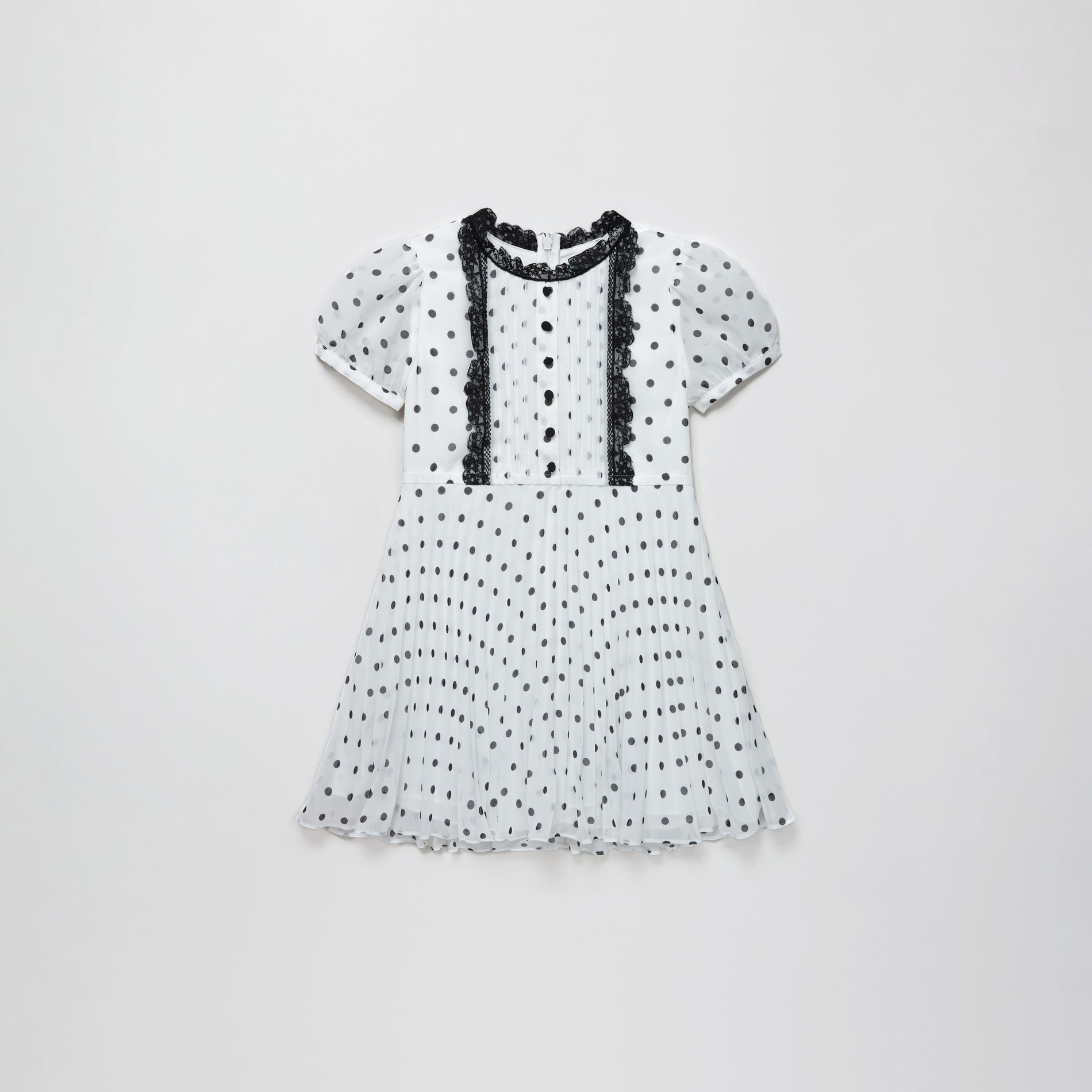 Chiffon Polka Dot Dress