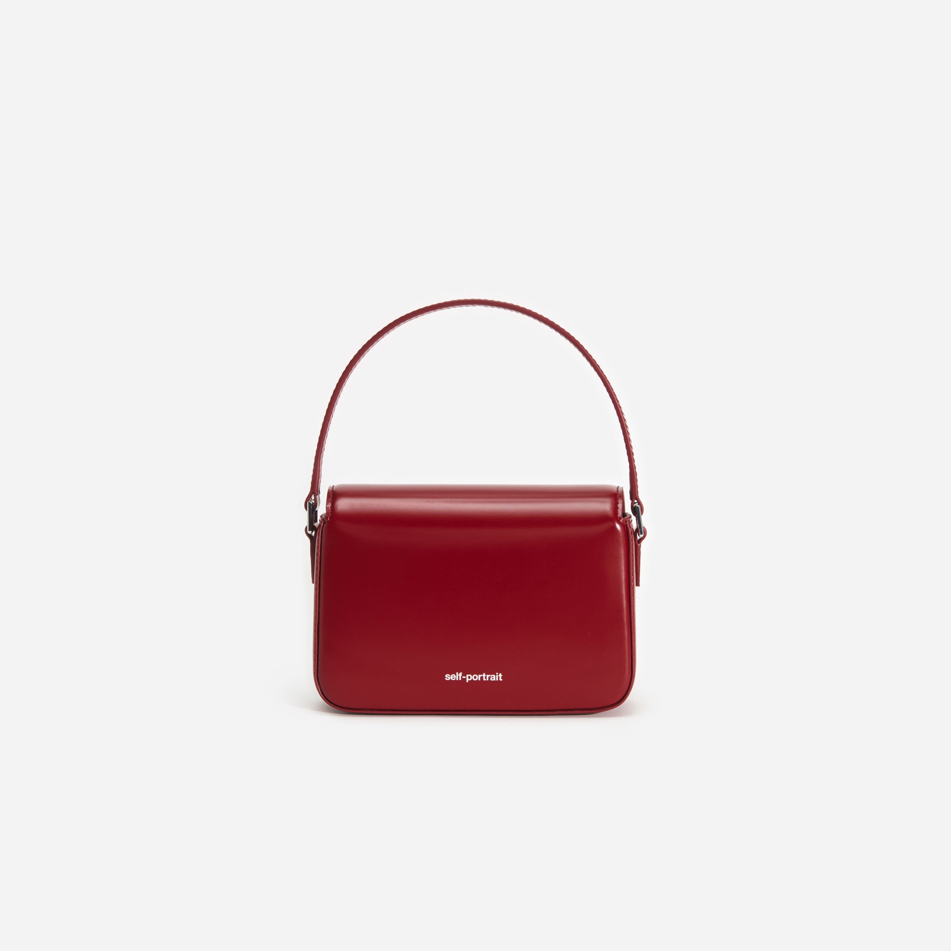 Burgundy Leather Micro Bag