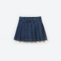 Blue Denim Mini Skirt