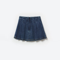 Blue Denim Mini Skirt