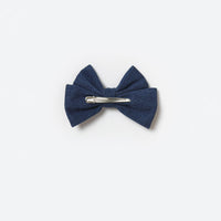 Denim Bow Hairclip