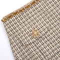 Gold Boucle Midi Skirt