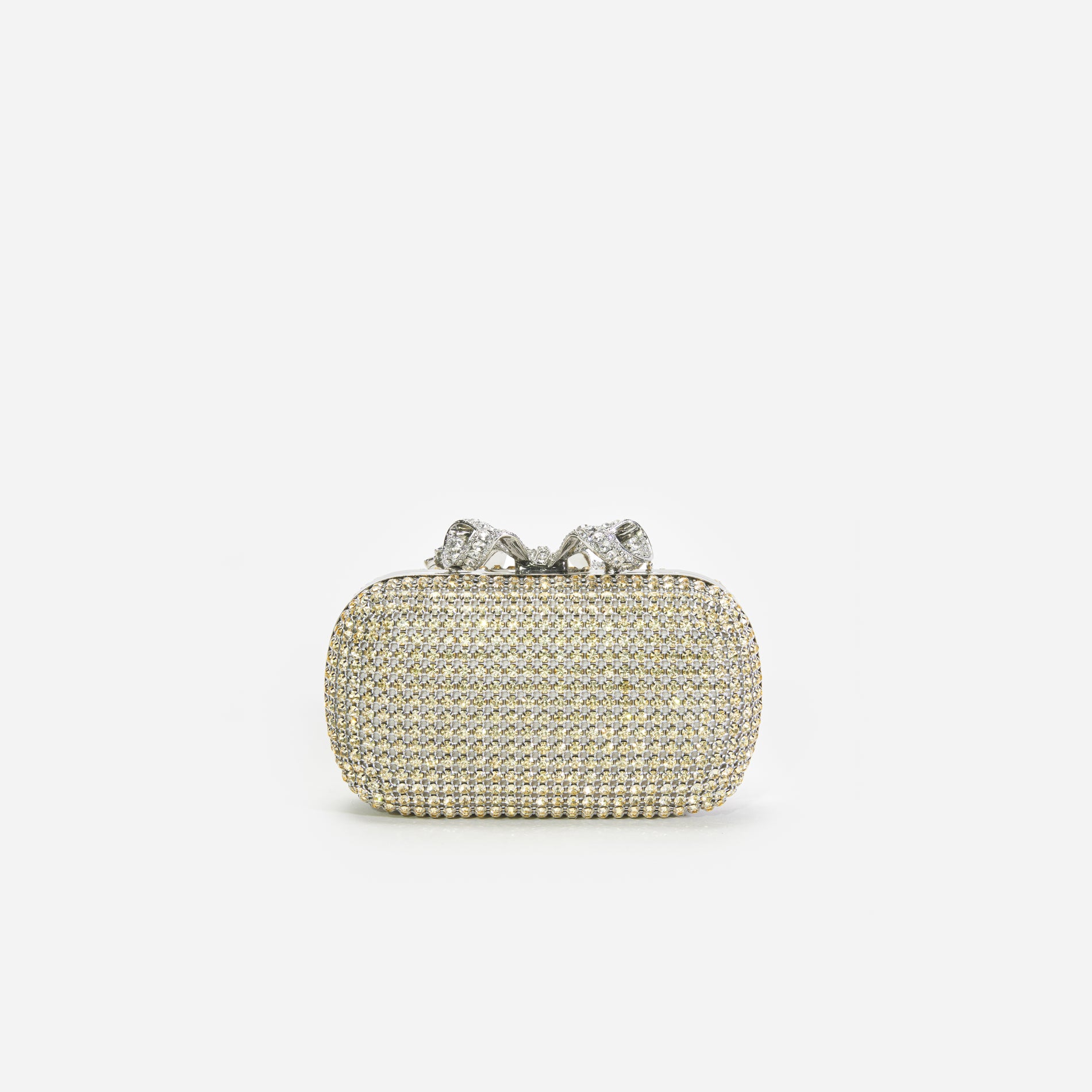 Champagne Chainmail Clutch Bag