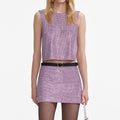Lilac Chainmail Skirt