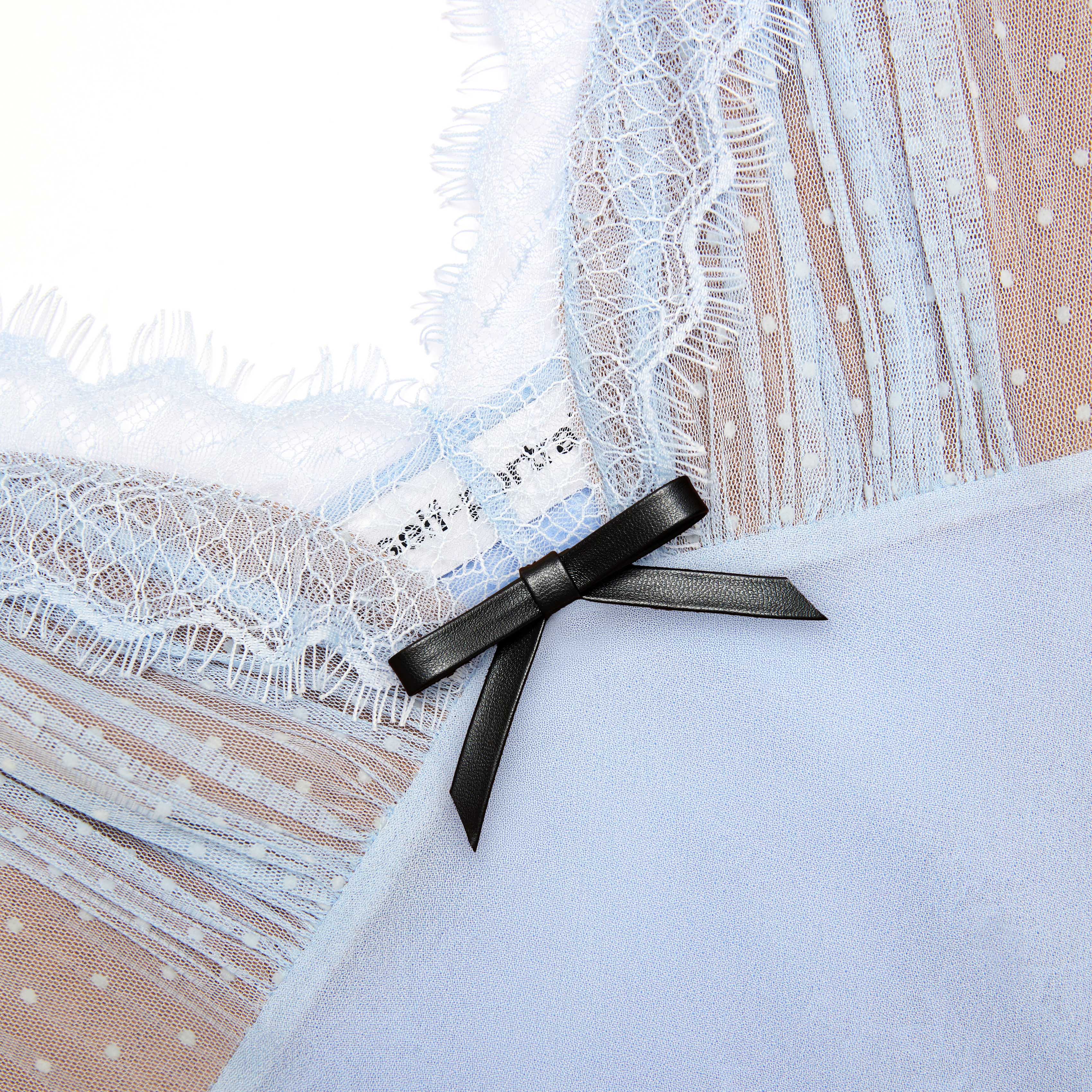 Blue Strappy Georgette Maxi Dress