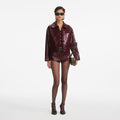 Burgundy Leather Jacket