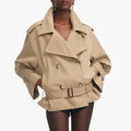 Beige Trench Jacket