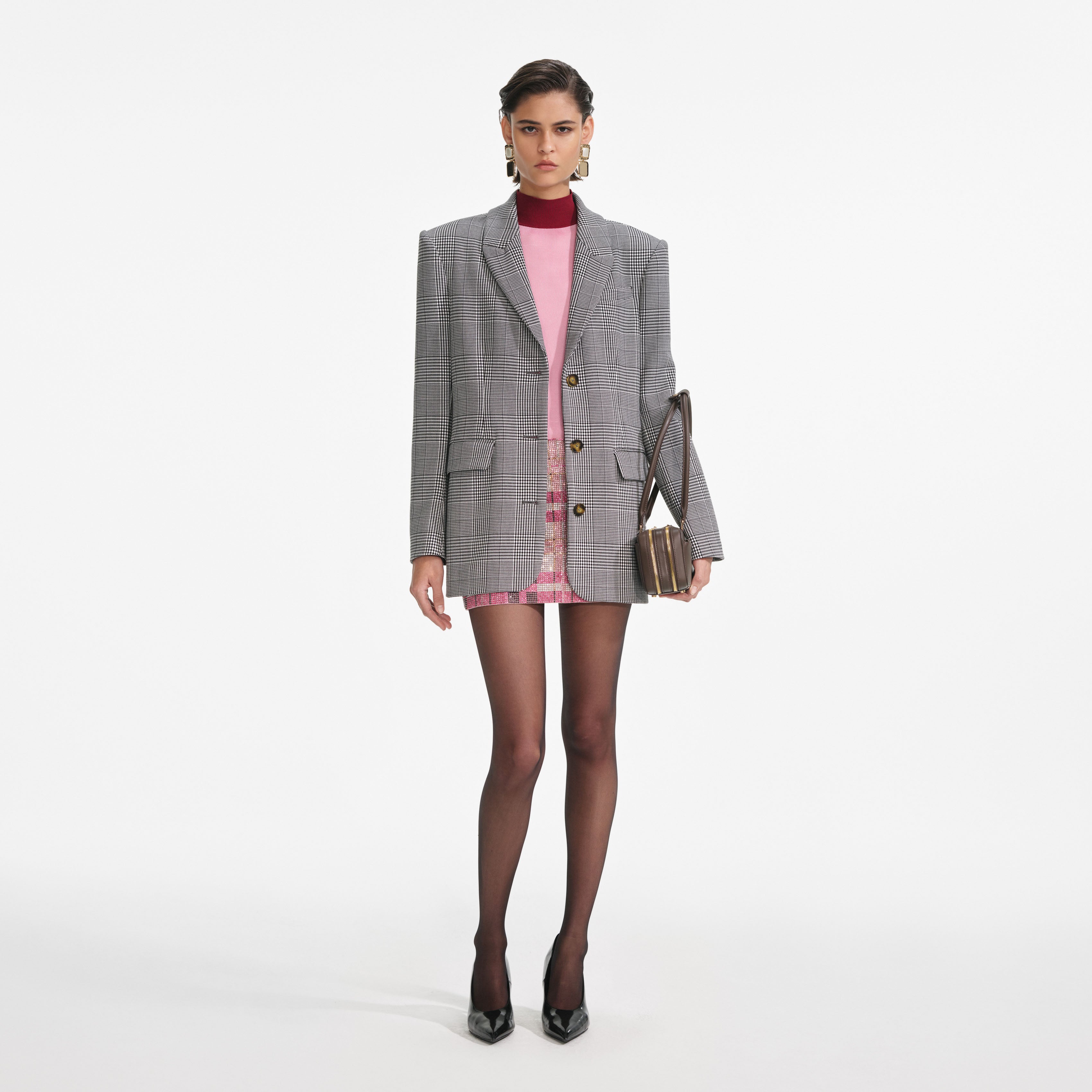 Prince Of Wales Check Blazer