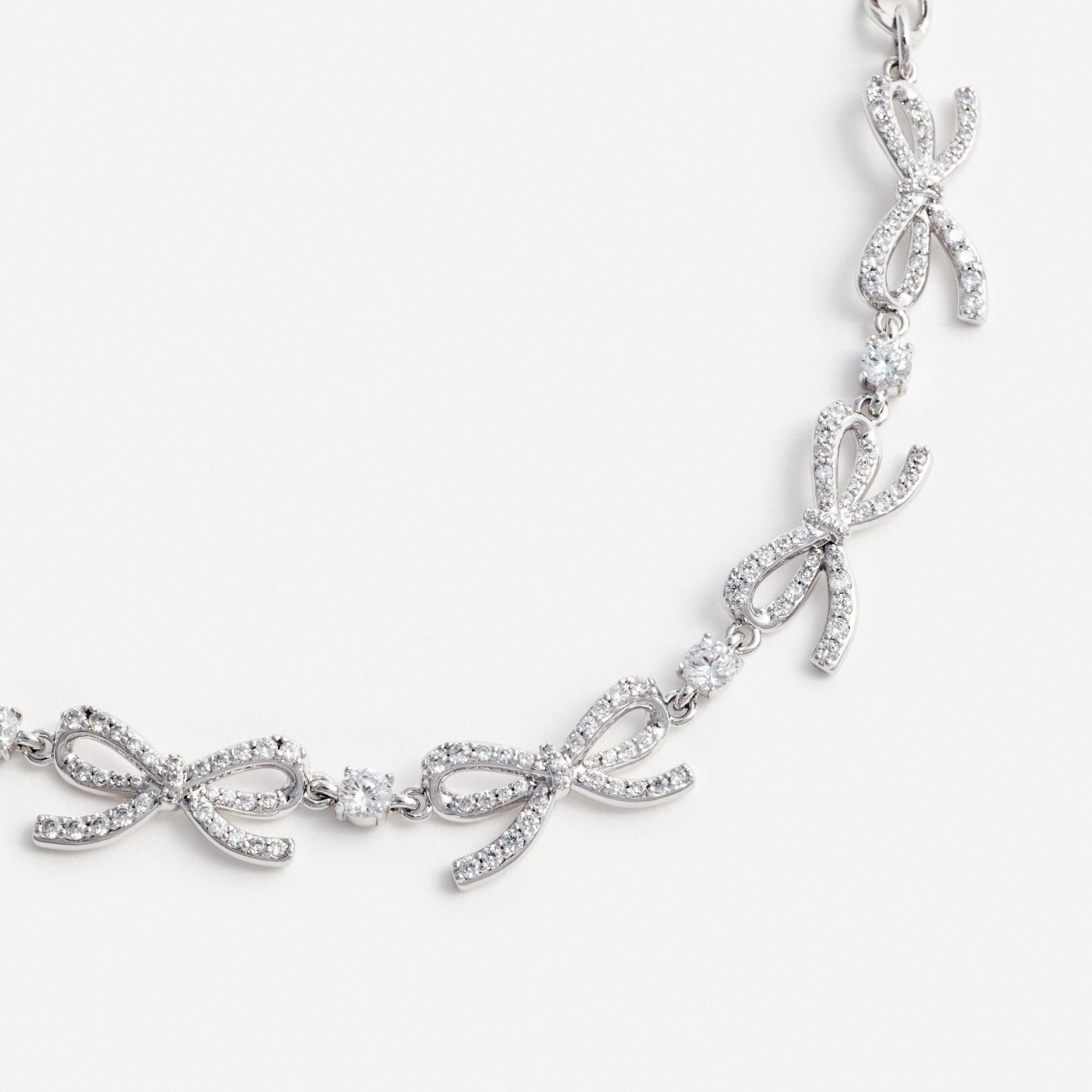 Crystal Bow Bracelet