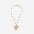 Gold Multi Charm Necklace