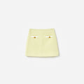 Yellow Boucle Skirt