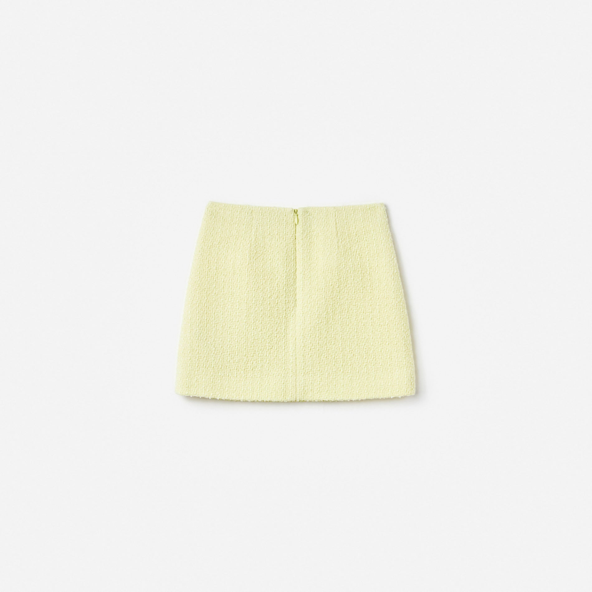 Yellow Boucle Skirt