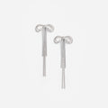 Double Crystal Bow Earrings