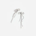 Double Crystal Bow Earrings