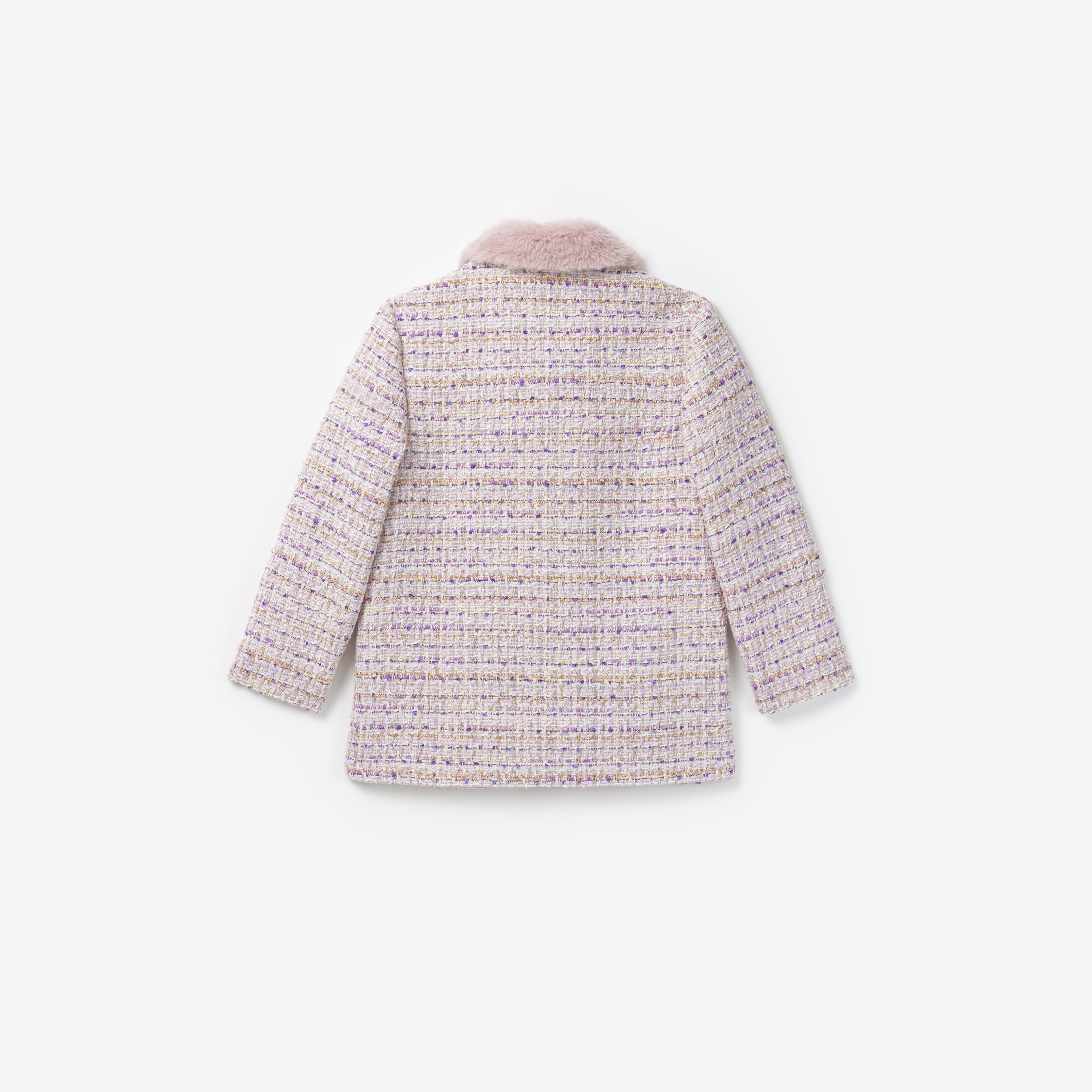 Next lilac sale boucle coat