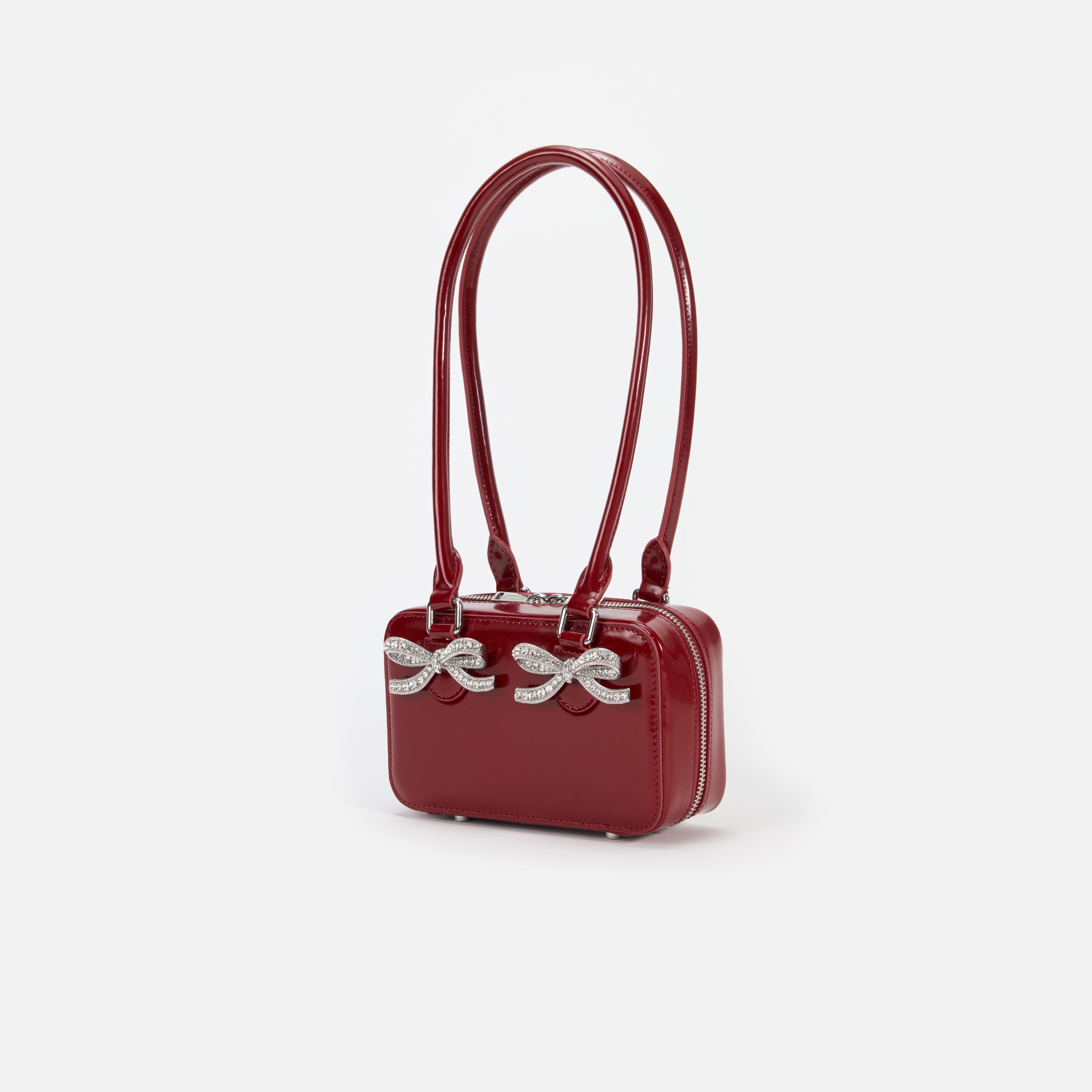 Burgundy Leather Shoulder Bag