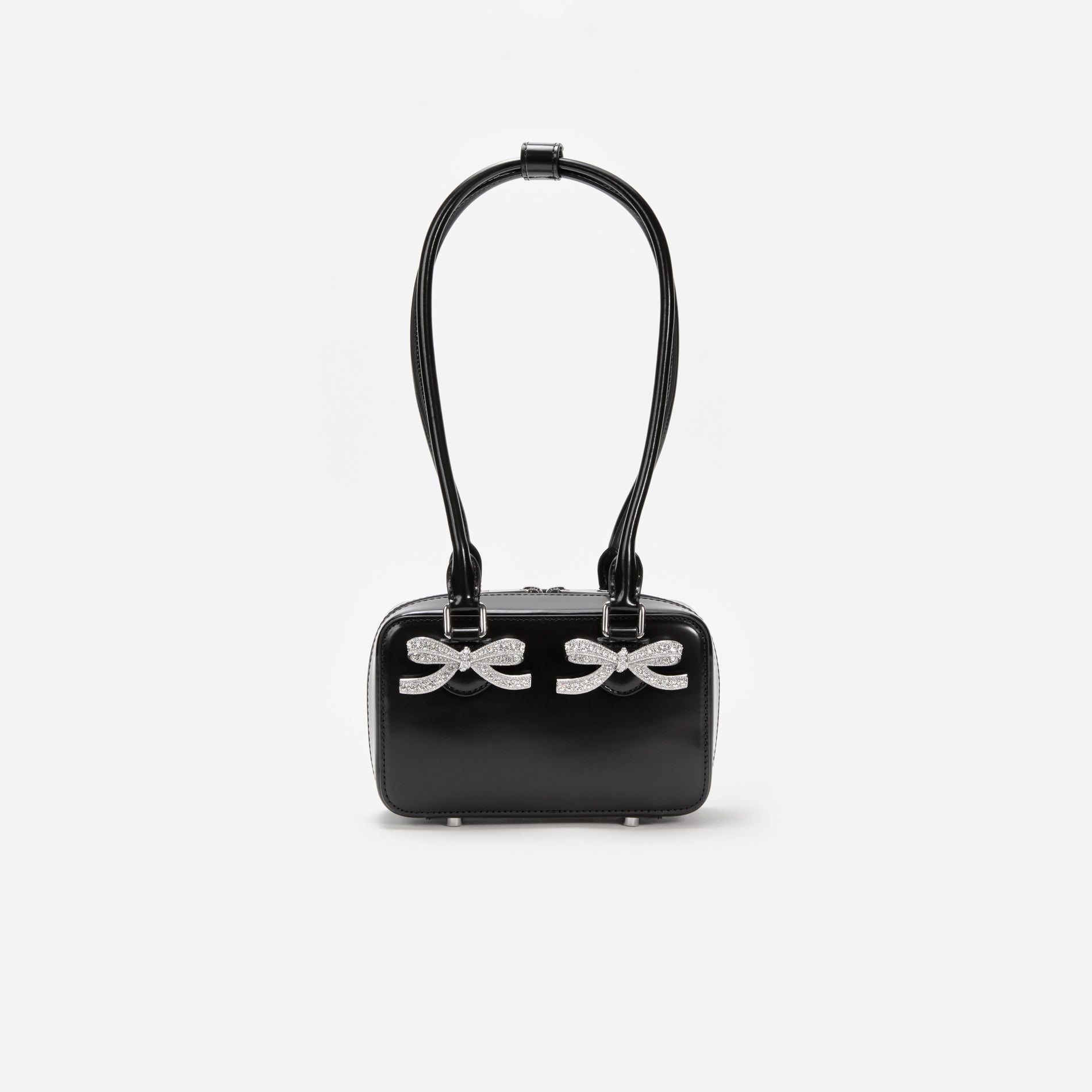 Black Leather Shoulder Bag