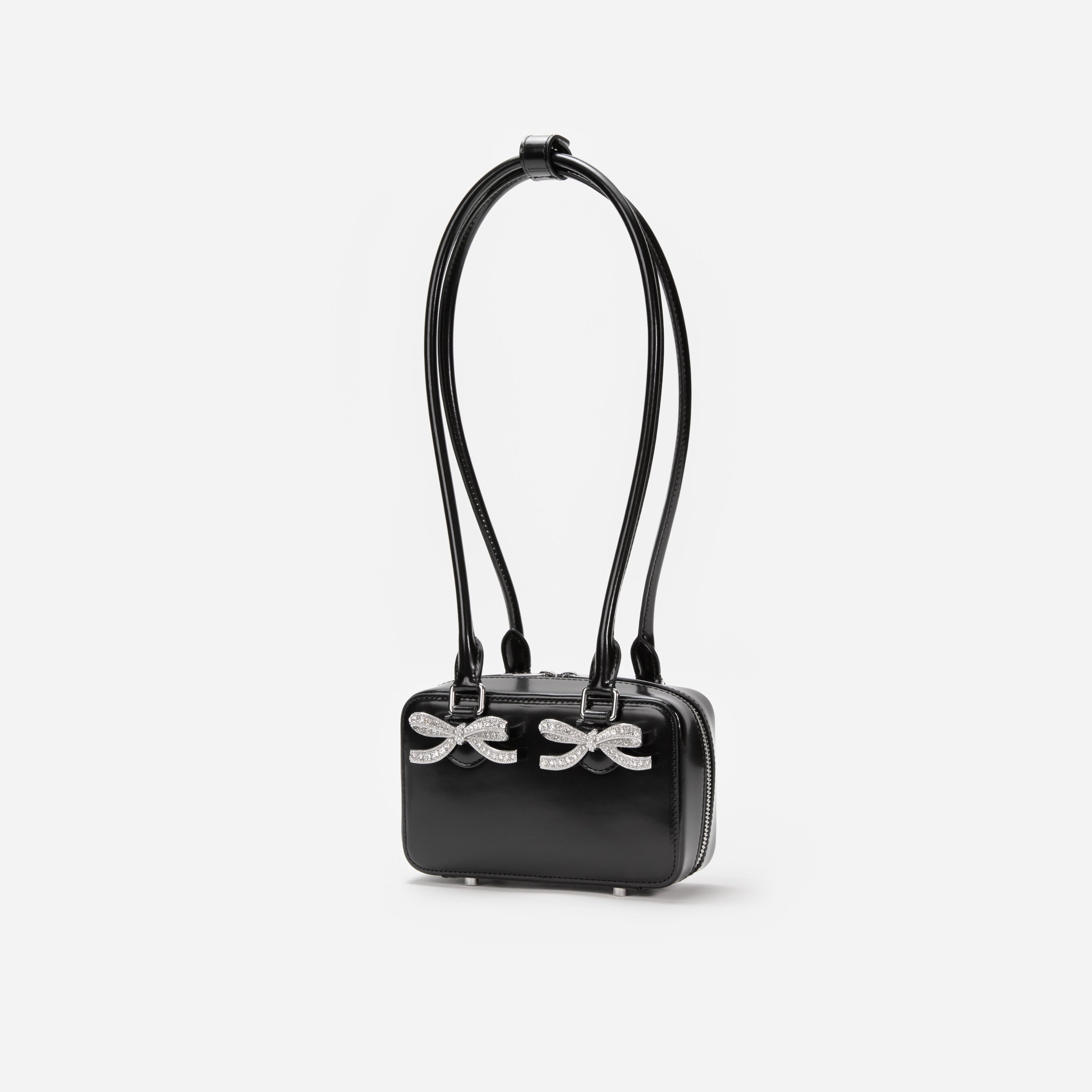 Black Leather Shoulder Bag