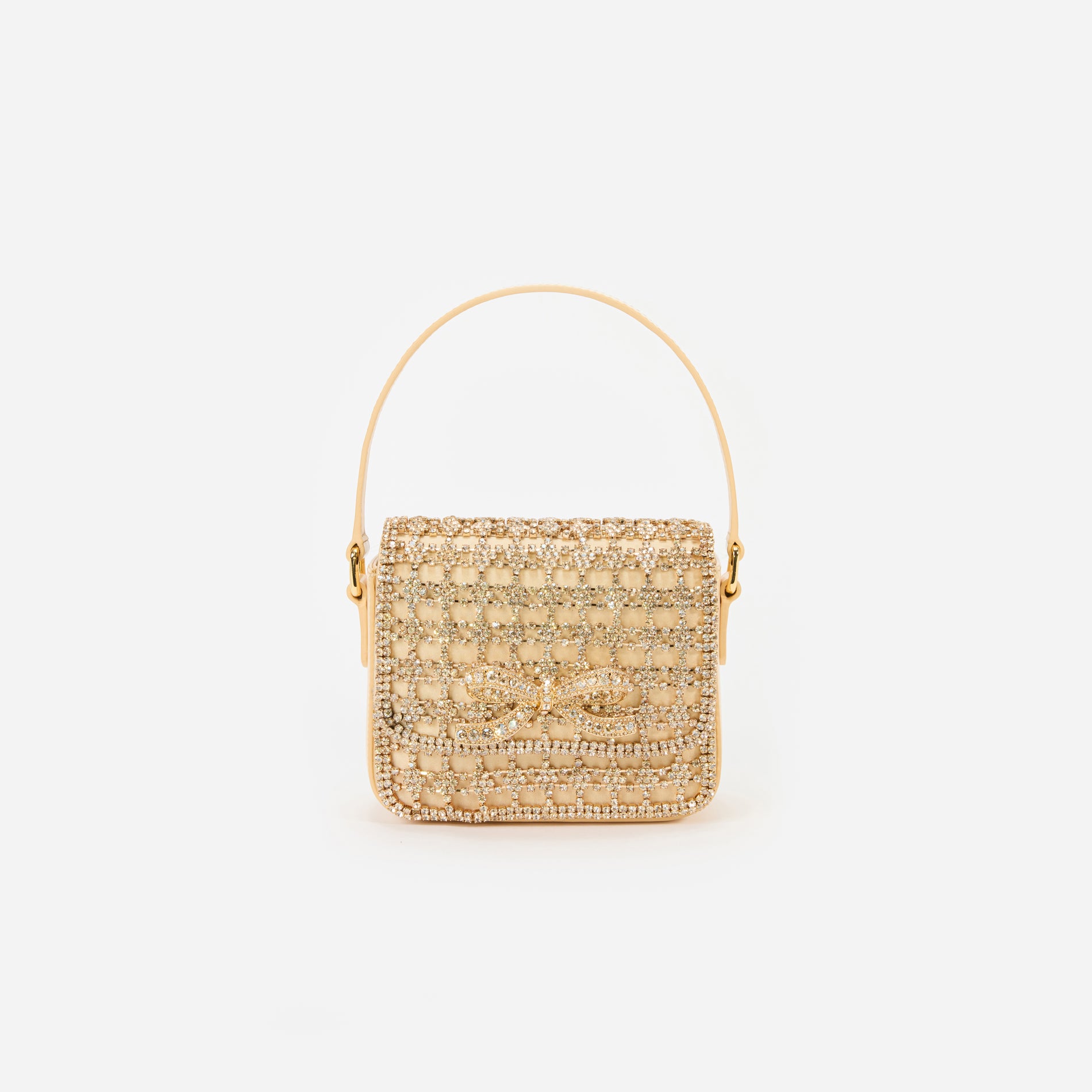 Gold Crystal Micro Bag