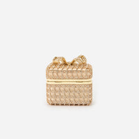 Gold Crystal Vanity Case