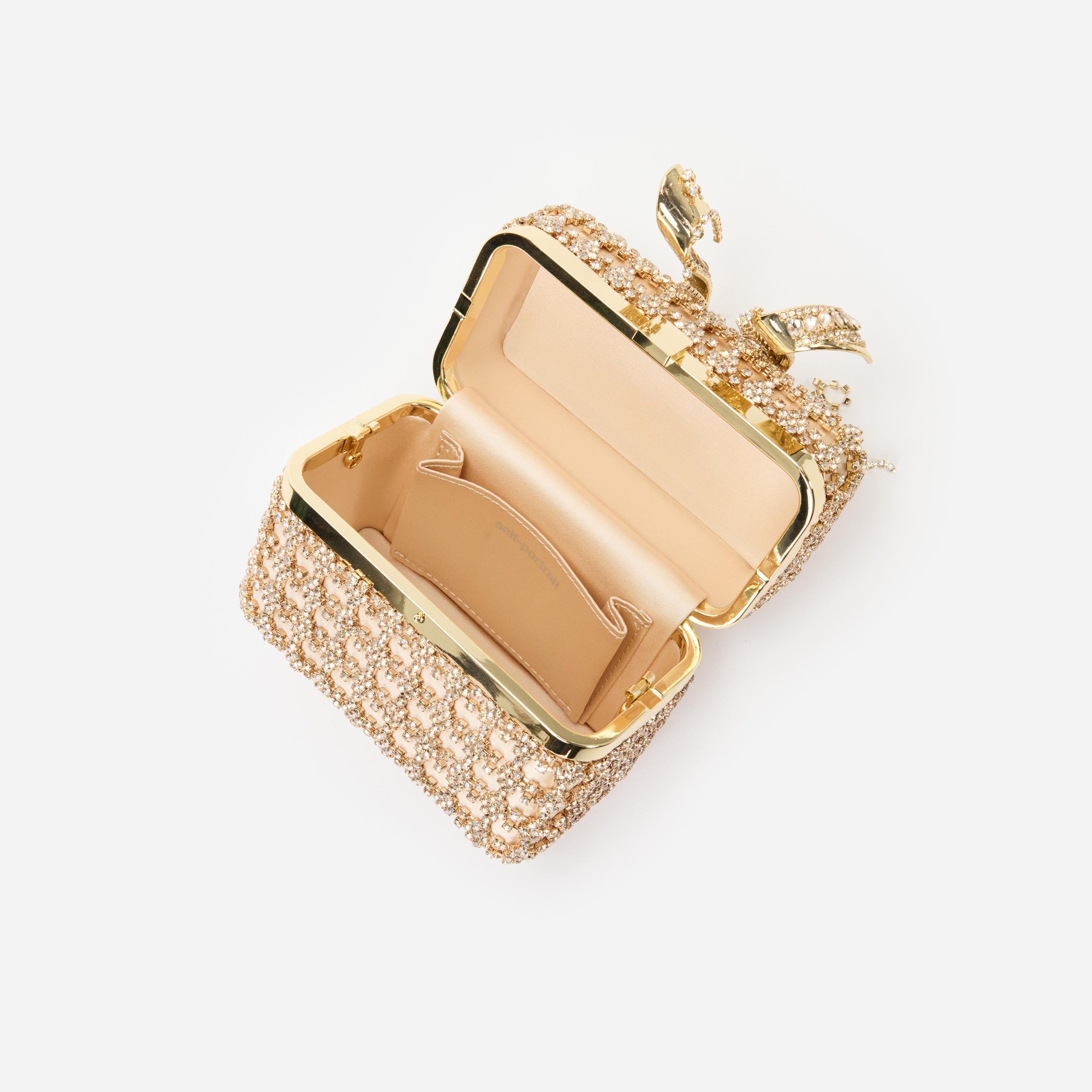 Gold Crystal Vanity Case