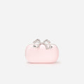 Pink Satin Clutch