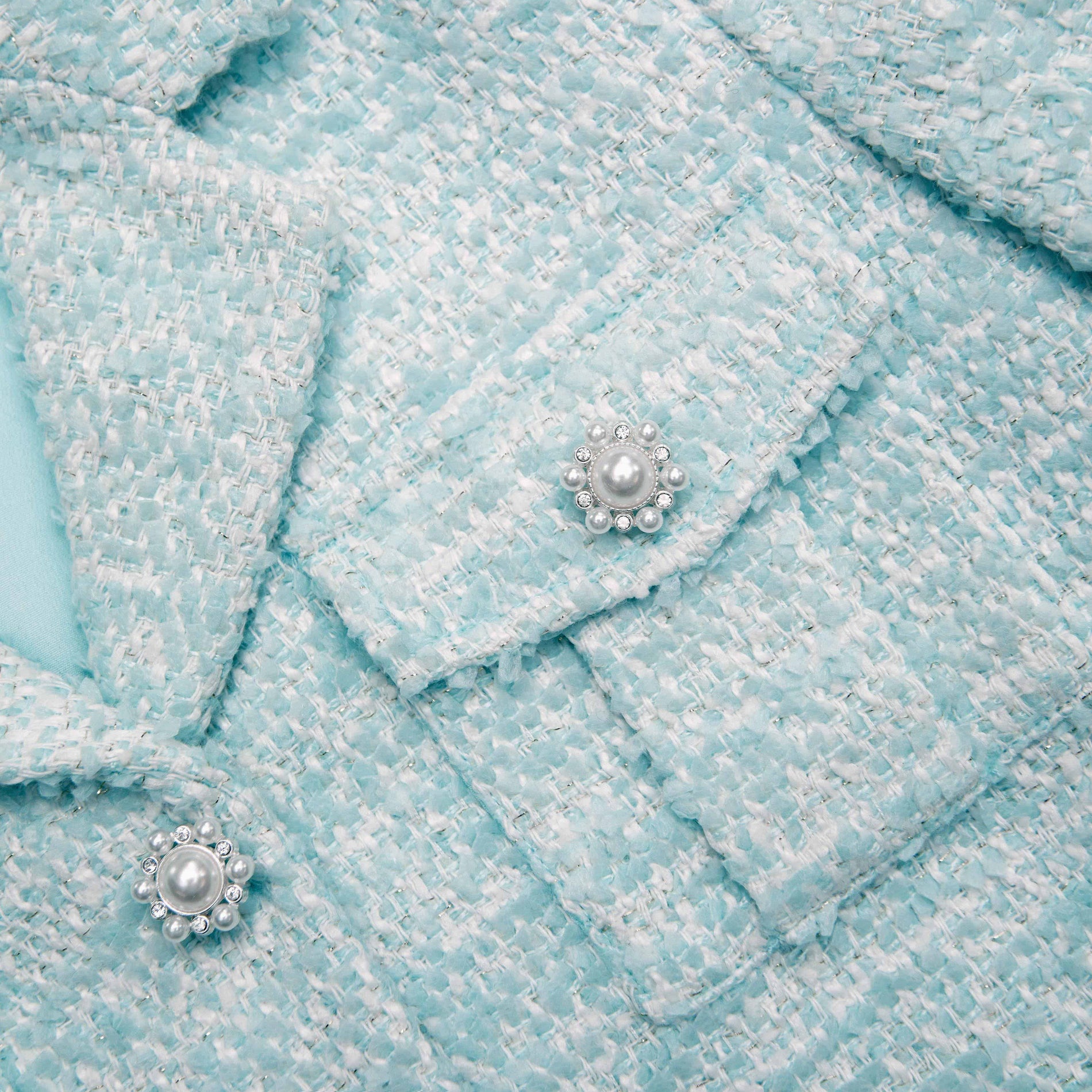 Blue Boucle Jacket