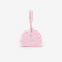 Pink Heart Rhinestone Bag