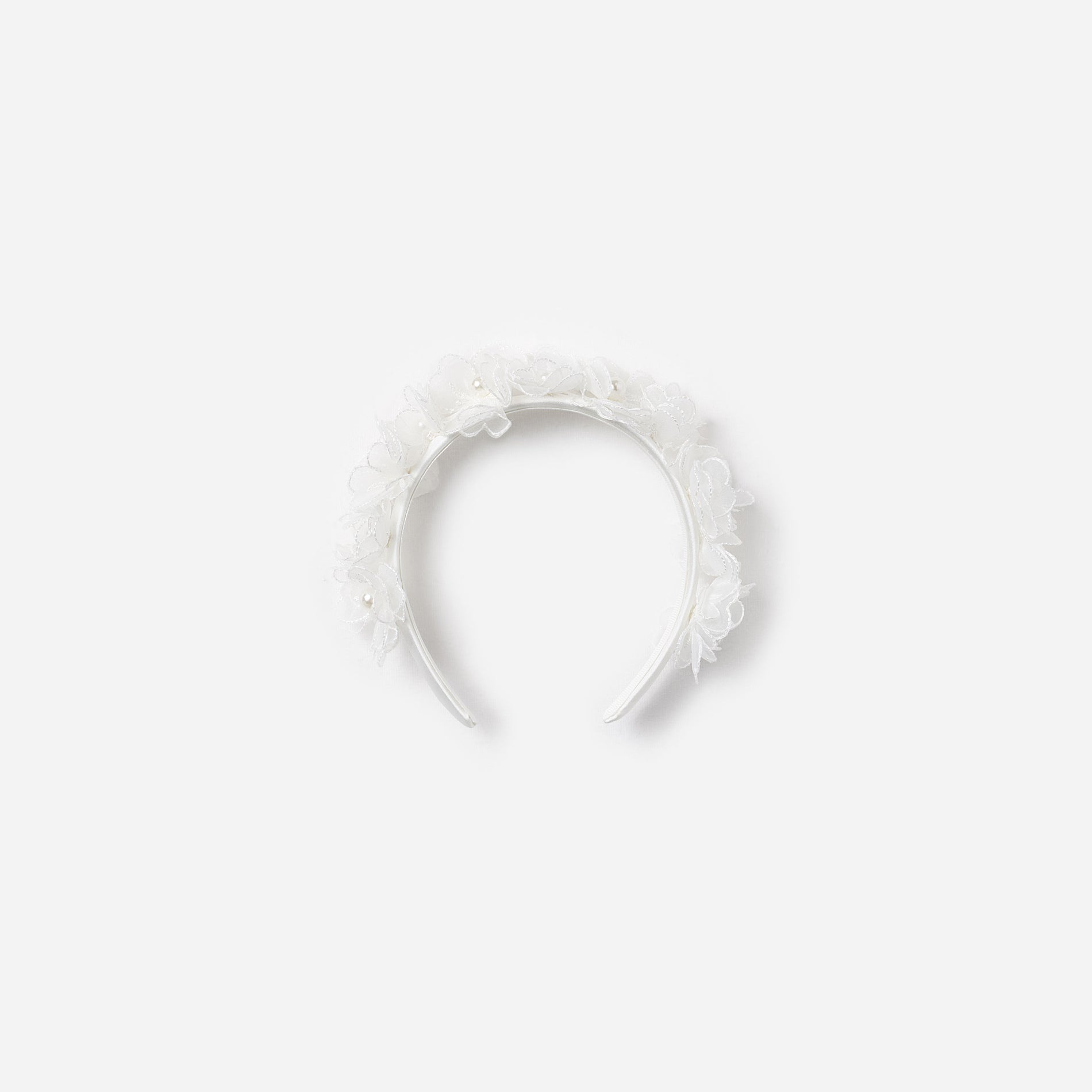 White Flower Headband