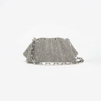 Silver Diamante Pouch