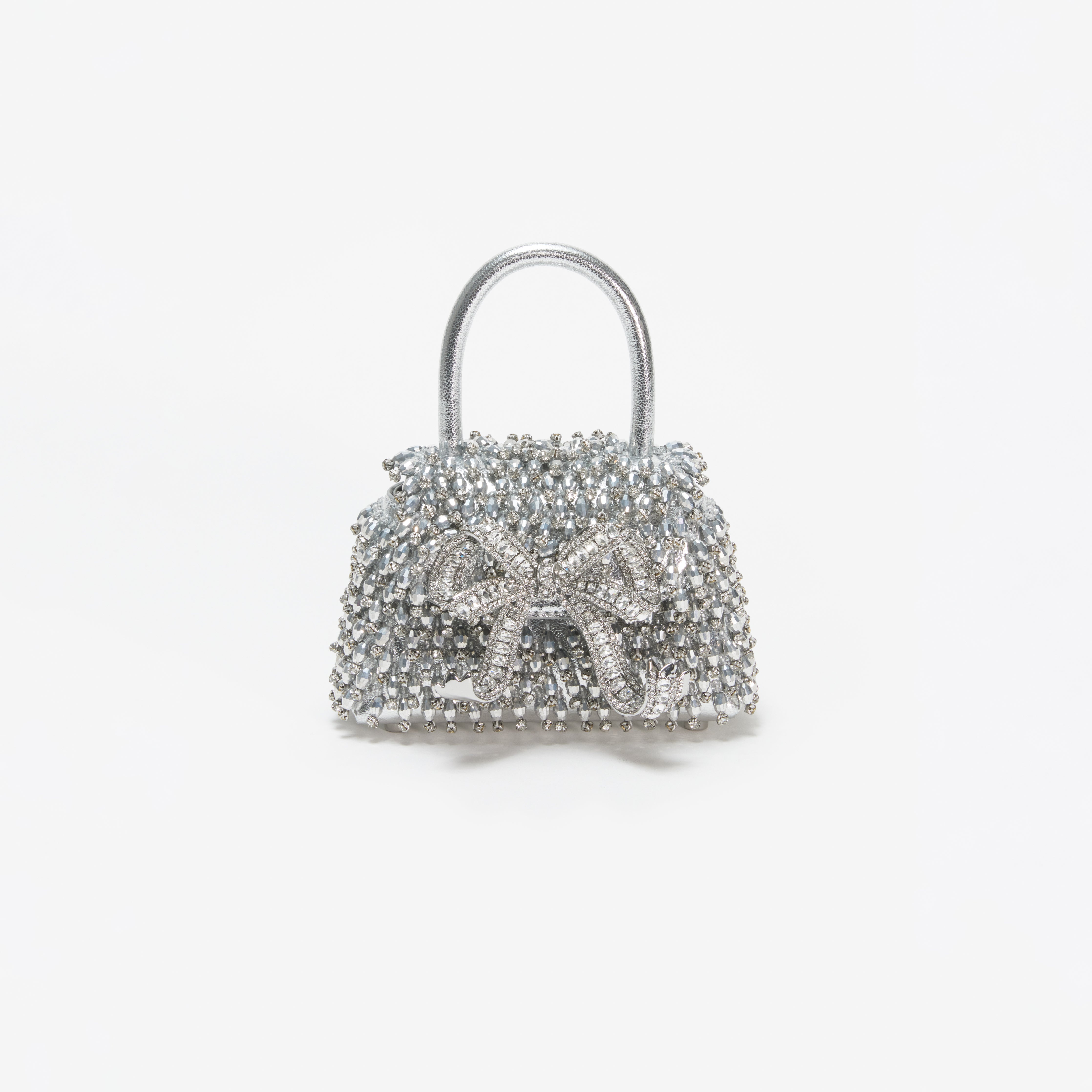 Silver embellished hot sale bag