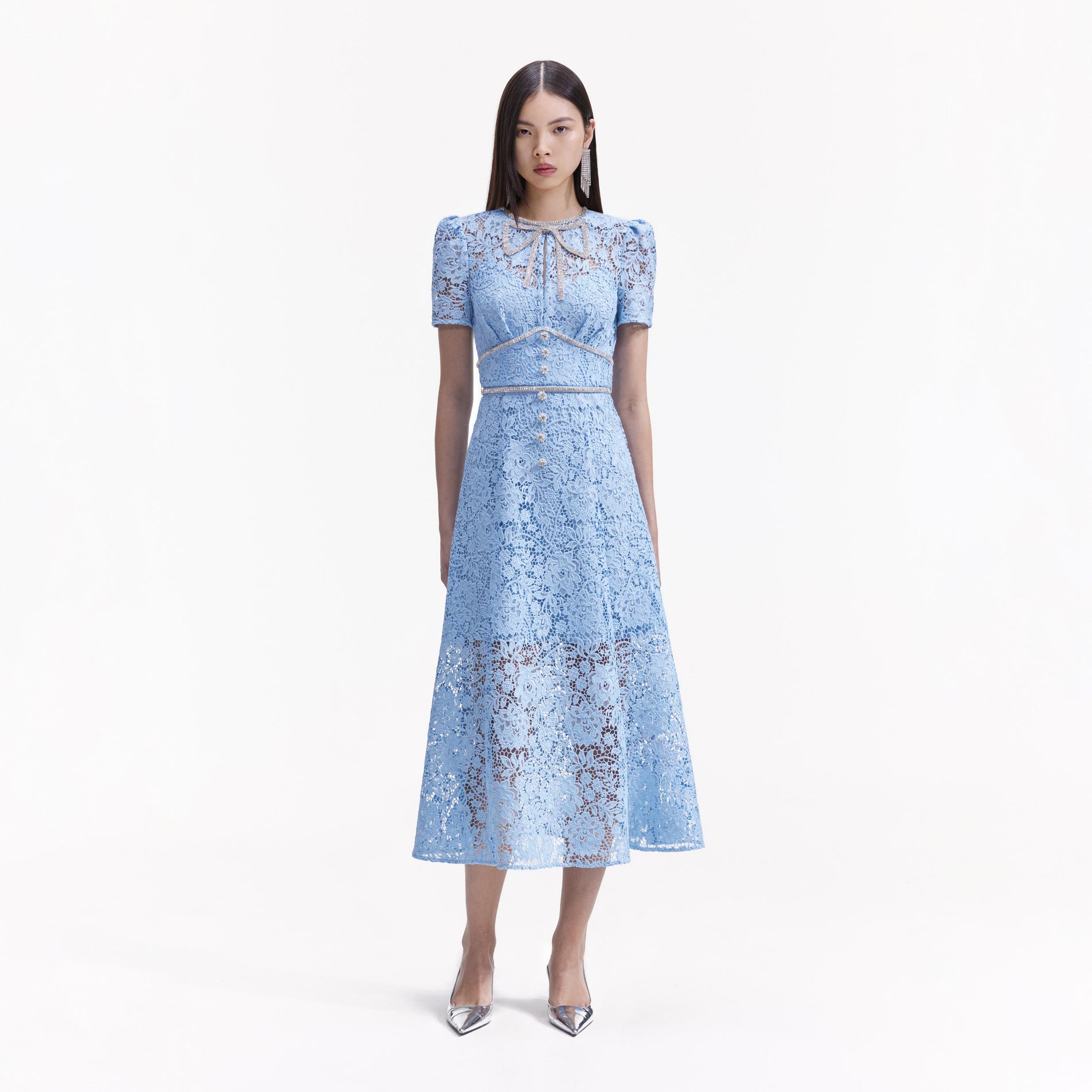 Women's Midi Dresses - Summer, Lace, Knee Length & A Line Midi Dress