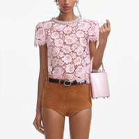 Pink Lace Top