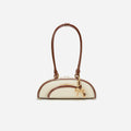 Canvas Curved Shoulder Bag