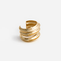 Gold Sculpted Cuff