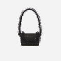 Black Crystal Lace Detail Bag