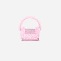 Pink Crystal Lace Detail Bag