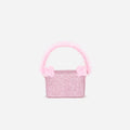 Pink Crystal Lace Detail Bag