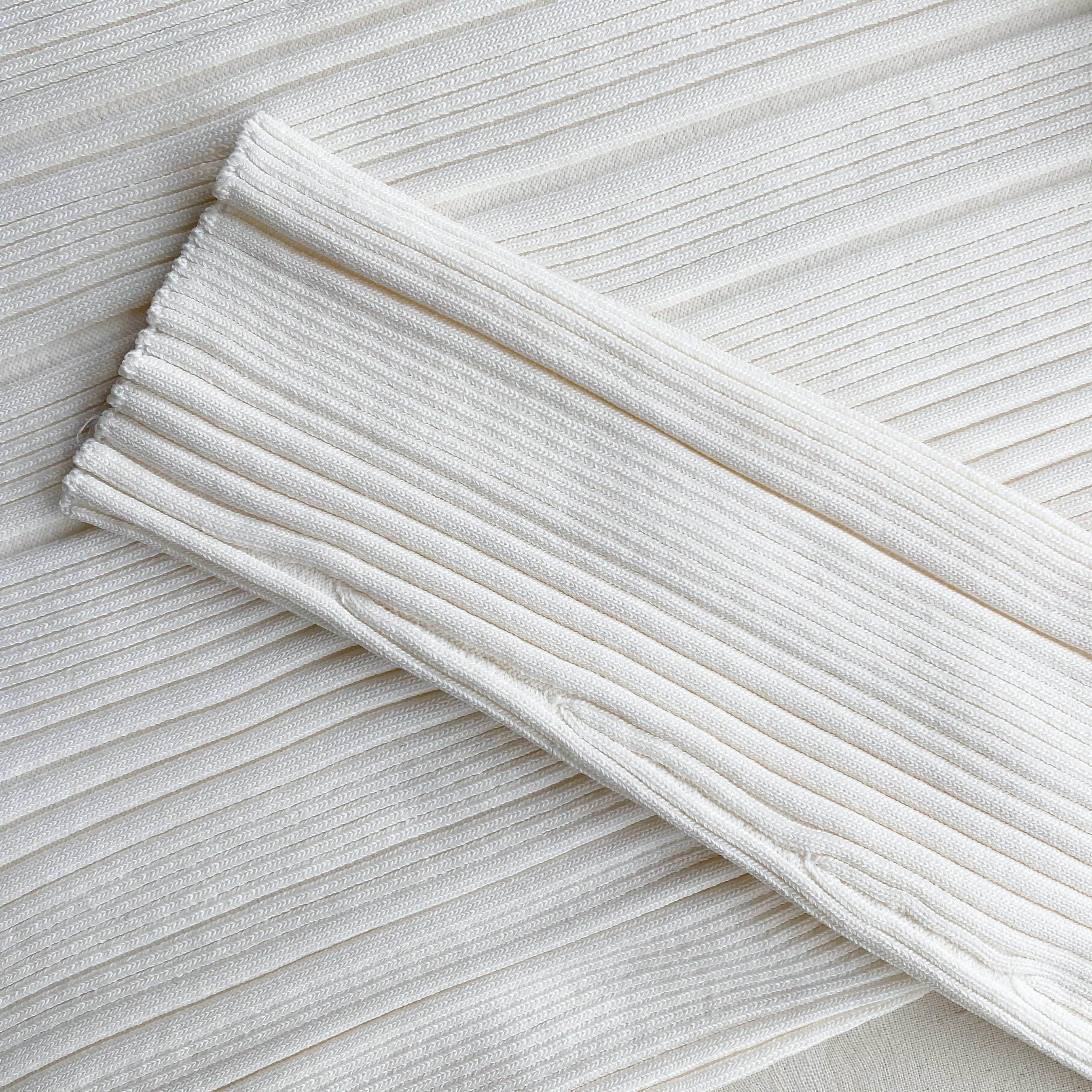 Ivory Contrast Stitch Knit Dress