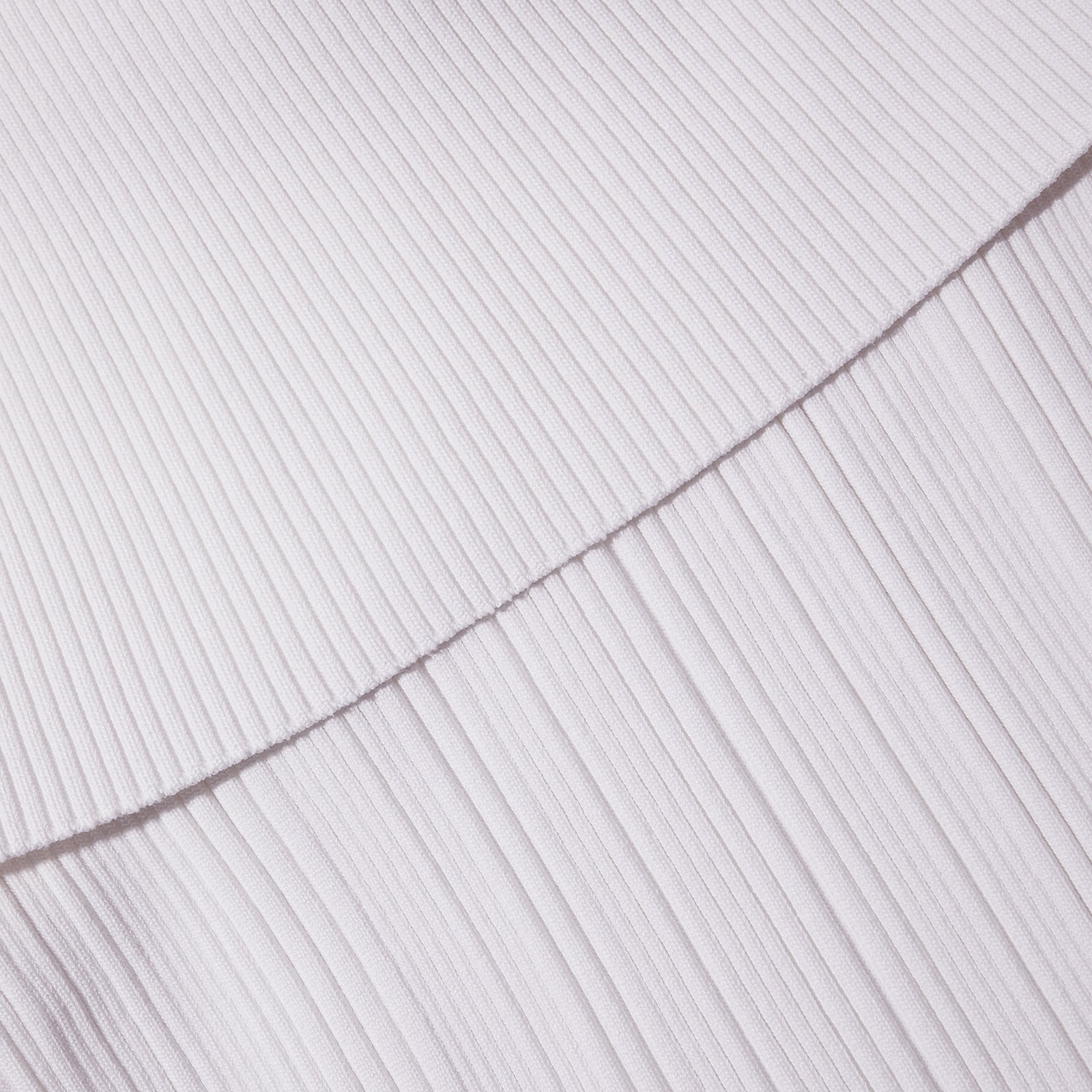 White Knit Mini Dress