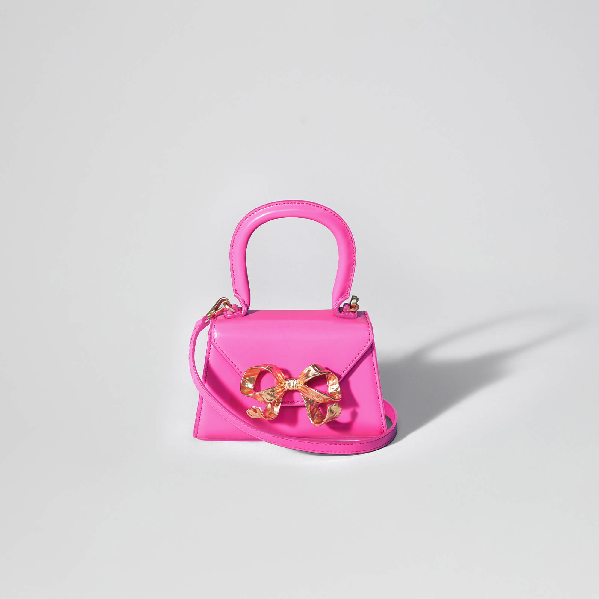 Pink Bow Micro Envelope Bag